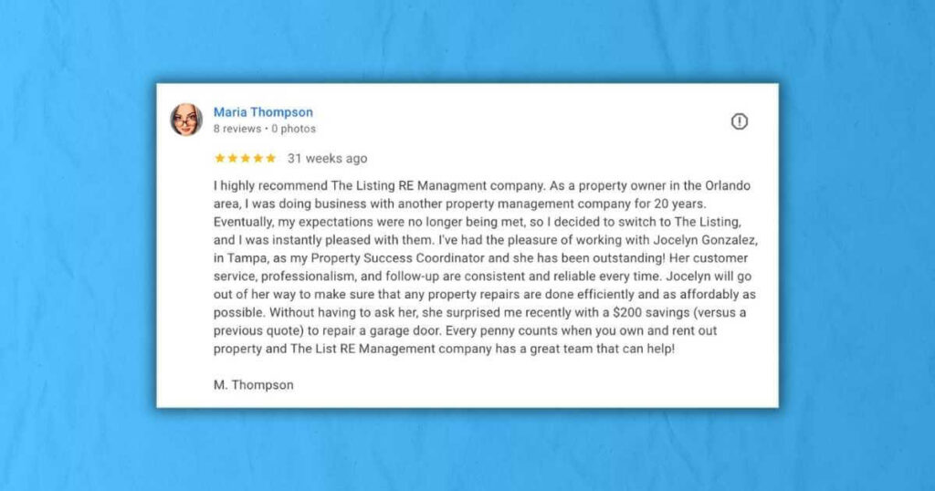The Highest Rated Tampa Property Management Company